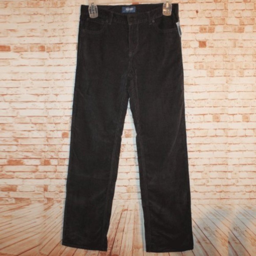 Old Navy Straight Corduroy Gray Pants Size 18 NWT
